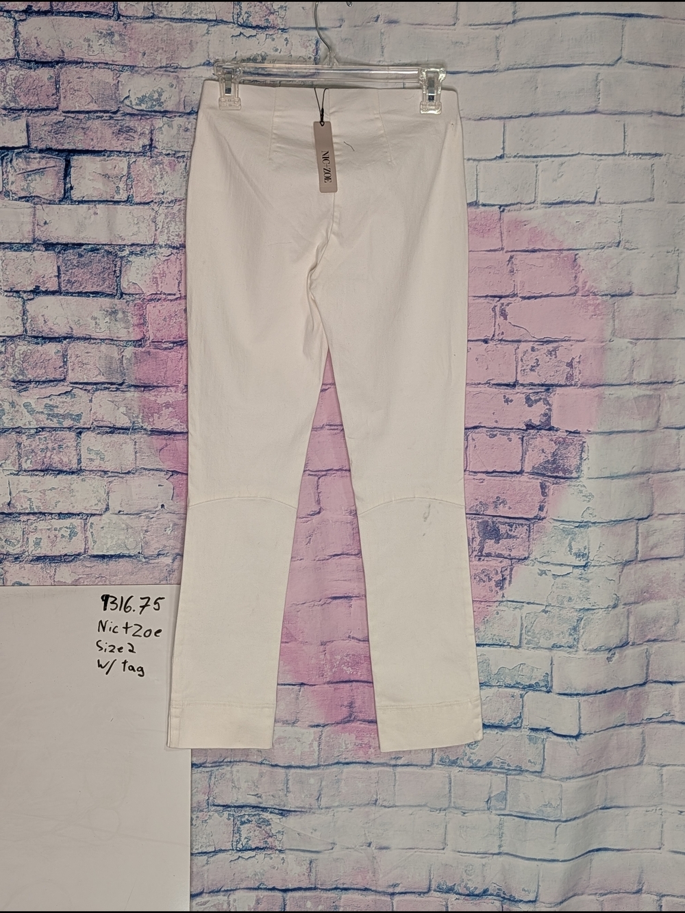 NIC+ZOE White Stretch Casual Pants